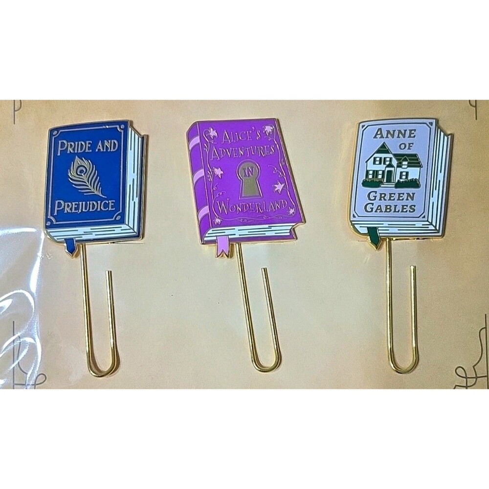 LitJoy  TBR Book Metal Paper Clips Book Marks